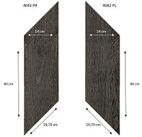 Кварцвиниловые полы Forbo Effekta Professional 0.45 4042 PRL ромб 4042 Black Fine Oak PRO фото 1 | FLOORDEALER